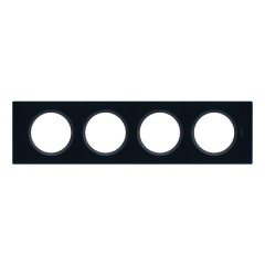 Рамка Legrand Celiane 4 поста смальта графит