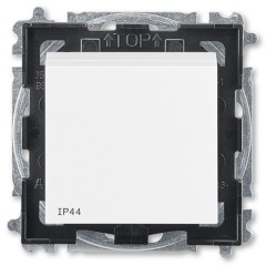 Переключатель перекрёстный одноклавишный ABB Levit IP44 белый / белый (3559H-A07940 03)