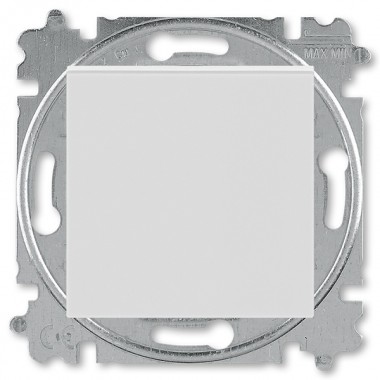 Отзывы Выключатель кнопочный одноклавишный ABB Levit серый / белый (3559H-A91445 16W)