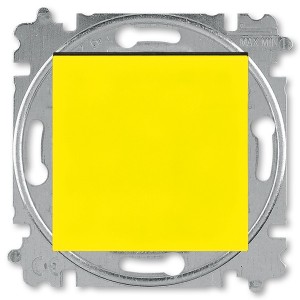 Обзор Выключатель одноклавишный ABB Levit жёлтый / дымчатый чёрный (3559H-A01445 64W)