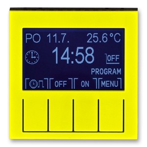 Обзор Таймер ABB Levit программируемый жёлтый / дымчатый чёрный (3292H-A20301 64)