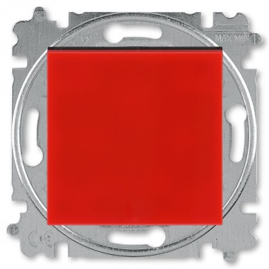 Обзор Выключатель одноклавишный ABB Levit красный / дымчатый чёрный (3559H-A01445 65W)