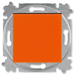Обзор Переключатель одноклавишный ABB Levit оранжевый / дымчатый чёрный (3559H-A06445 66W)