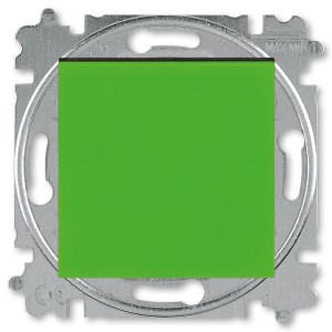 Обзор Переключатель одноклавишный ABB Levit зелёный / дымчатый чёрный (3559H-A06445 67W)