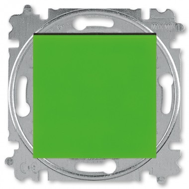Обзор Переключатель одноклавишный ABB Levit зелёный / дымчатый чёрный (3559H-A06445 67W)