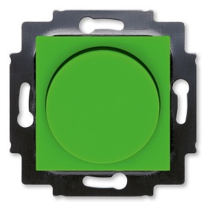 Отзывы Светорегулятор ABB Levit поворотно-нажимной 60-600Вт зелёный / дымчатый чёрный (3294H-A02247 67W)