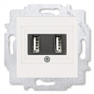 Обзор USB зарядка двойная ABB Levit USB тип А 1400мА жемчуг (5014H-A00040 68W)