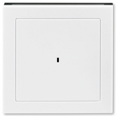 Обзор Накладка ABB Levit для выключателя карточного белый / дымчатый чёрный (3559H-A00700 62)