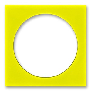 Купить Сменная панель ABB Levit на розетку с заземлением жёлтый (ND5519H-B500 64)