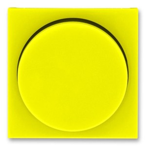Накладка ABB Levit для светорегулятора поворотного жёлтый / дымчатый чёрный (3294H-A00123 64)