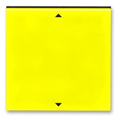 Отзывы Накладка Busch-Jalousiecontrol®II ABB Levit с маркировкой жёлтый/дымчатый чёрный (3299H-A00110 64)