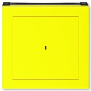 Купить Накладка ABB Levit для выключателя карточного жёлтый / дымчатый чёрный (3559H-A00700 64)