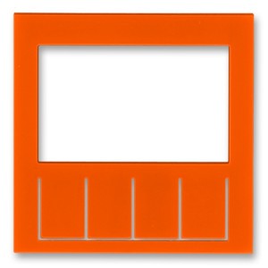 Обзор Сменная панель ABB Levit на накладку терморегулятора / таймера оранжевый