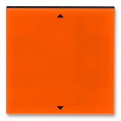 Управляющий элемент Busch-Jalousiecontrol®II ABB Levit с маркировкой оранжевый / дымчатый чёрный