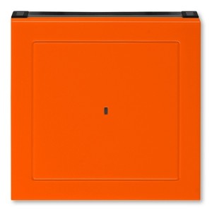 Отзывы Накладка ABB Levit для выключателя карточного оранжевый / дымчатый чёрный