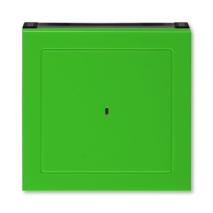 Купить Накладка ABB Levit для выключателя карточного зелёный / дымчатый чёрный