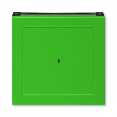 Купить Накладка ABB Levit для выключателя карточного зелёный / дымчатый чёрный