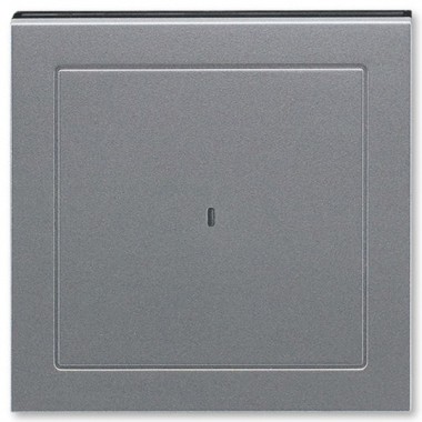 Обзор Накладка ABB Levit для выключателя карточного сталь / дымчатый чёрный