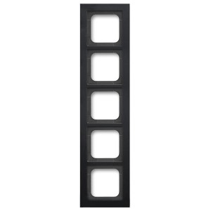 Рамка 5-постовая ABB Axcent металл матовый черный (1725-275-500)