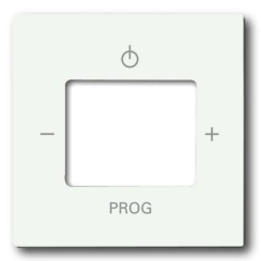 Накладка для радио 8215U,8217U ABB future/solo белый бархат (8252-884)