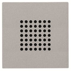 Накладка (решётка) для громковорителя 2" (арт.9329) Zenit  серебряный (N2229 PL)