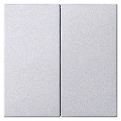 Накладка управления 2 канала System 3000 Gira System 55 Алюминий