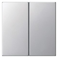 Накладка управления 2 канала System 3000 Gira System 55 Нержавеющая сталь