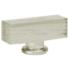 Поворотная ручка квадратного типа Fede White  decape