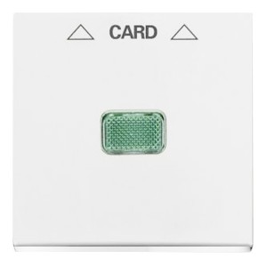 Купить Накладка для механизма карточного выключателя 2025U, ABB Basic 55 альпийский белый (1792-94)