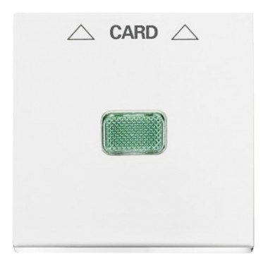 Купить Накладка для механизма карточного выключателя 2025U, ABB Basic 55 альпийский белый (1792-94)