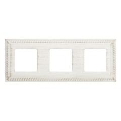Рамка на 3 поста гор/верт. Fede SEVILLA, white decape