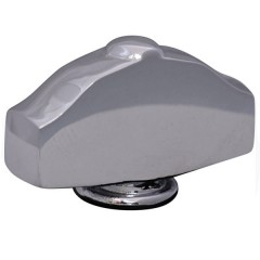 Поворотная ручка овального типа с кнопкой Fede Bright chrome