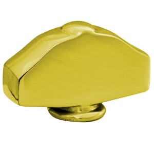 Отзывы Поворотная ручка овального типа с кнопкой Fede Bright gold