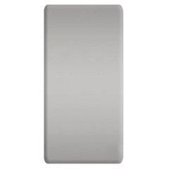 Клавиша узкая без подсветки Fede Bright chrome