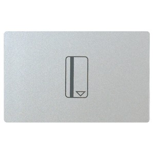Отзывы Выключатель карточный (54 мм)  2 модуля ABB Zenit, серебристый (N2214.1 PL)