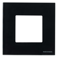 Рамка 1-постовая, 2-модульная, серия Zenit, антрацит (N2271 AN)