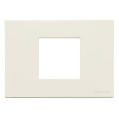 Рамка итальянского стандарта на 2 модуля, серия Zenit, цвет альпийский белый (N2472 BL)