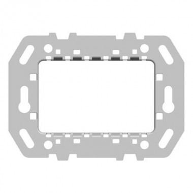 Обзор Суппорт для рамок итальянского стандарта на 1-2-3 модуля без монтажных лапок ABB Zenit (N2473.9)