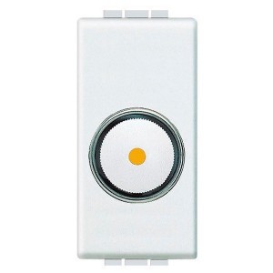 Купить Светорегулятор поворотный 50-800Вт 1 модуль LivingLight Белый
