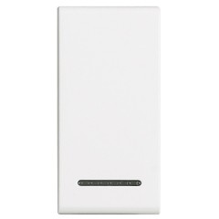 Клавиша для кнопок 1 модуль с возможностью подсветки Bticino MyHOME LivingLight белый