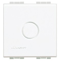 Заглушка 2 модуля, белая, с выламываемой вставкой LivingLight Белый