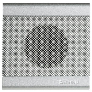 Внутренняя сирена для охранной сигнализации (коробка 506Е) 90дБ Bticino MyHOME LivingLight алюминий