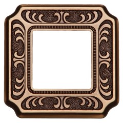 Рамка 1-ная Fede SIENA, bright patina