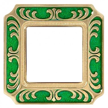 Купить Рамка 1-ная Siena Smalto Italiano Fede Emerald Green