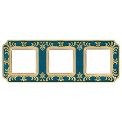 Рамка 3-ная Siena Smalto Italiano Fede Blue Sapphire