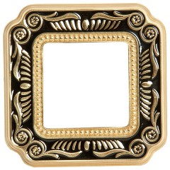 Рамка 1-ная Fede Firenze Smalto Italiano, jet black