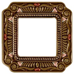 Рамка 1-ная Fede Firenze Crystal De Luxe Palace, bright patina