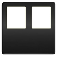 Накладка компьютерная 2-ая RJ45 Fede Graphite/бежевый