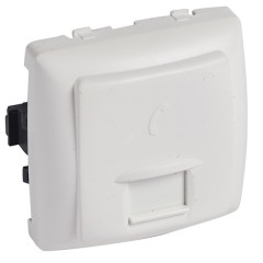 Розетка компьютерная Legrand Oteo RJ45 3-cat. белая