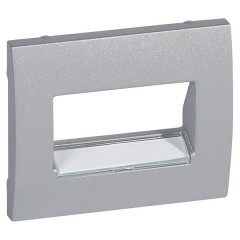 Накладка компьютерной розетки Legrand Galea Life Aluminium